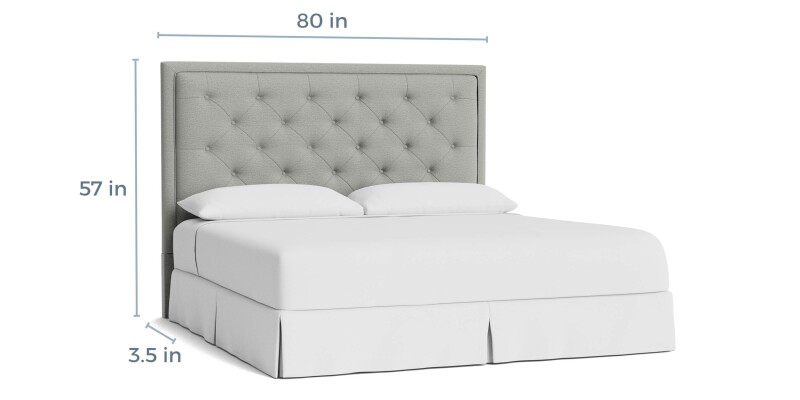 Manhattan Tufted Upholstered Bed 1995H169T23