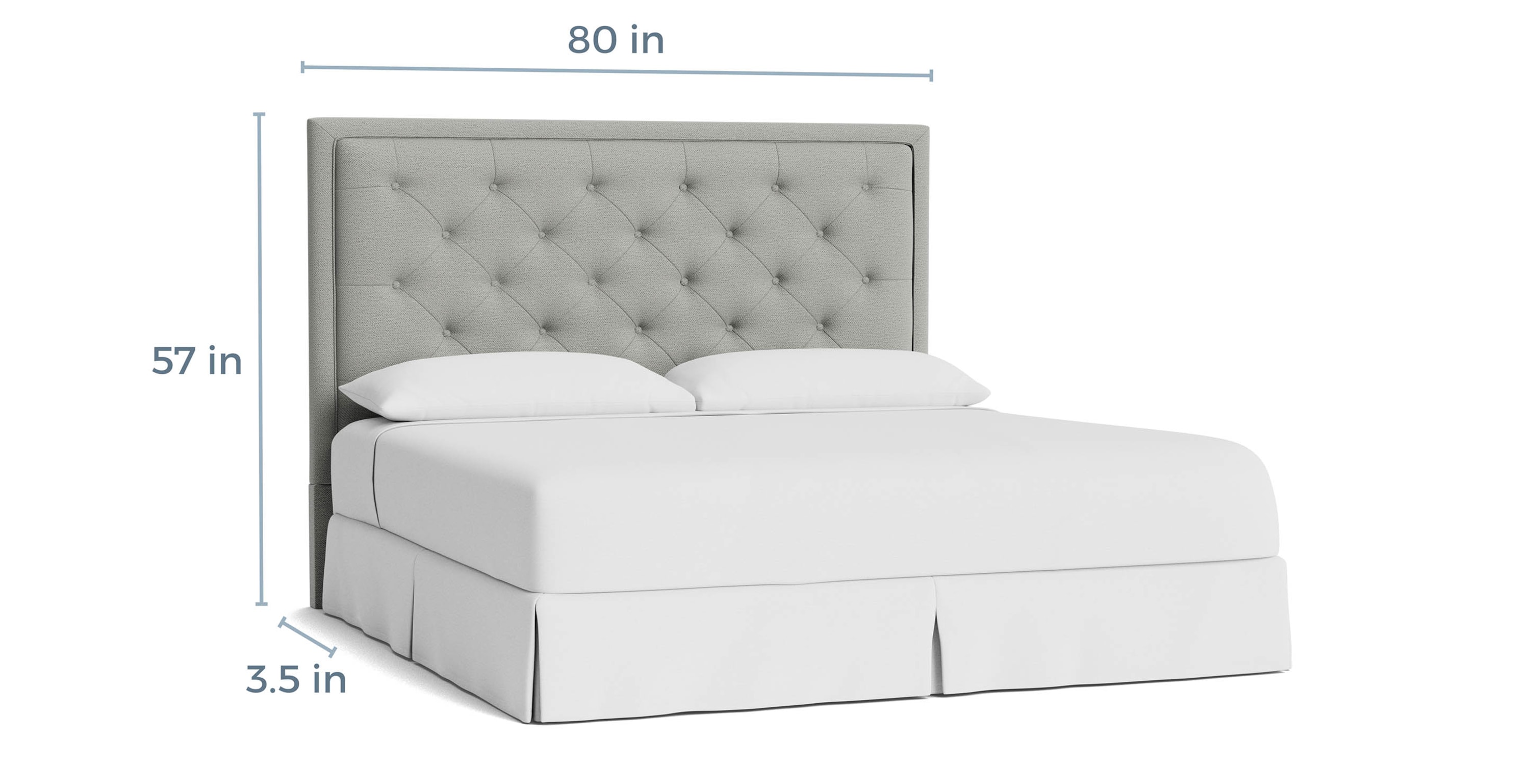 Manhattan Tufted Upholstered Bed 1995H169T28