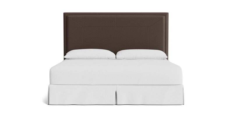 Manhattan Leather Upholstered Bed 1995H179L53