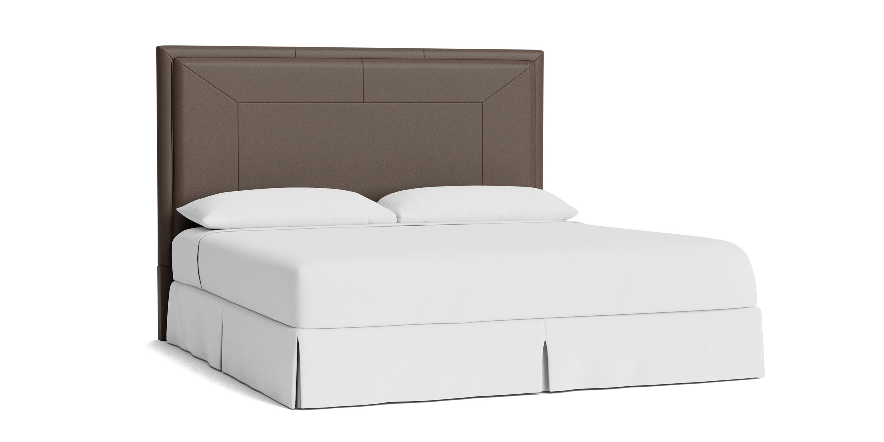 Manhattan Leather Upholstered Bed 1995H179L56