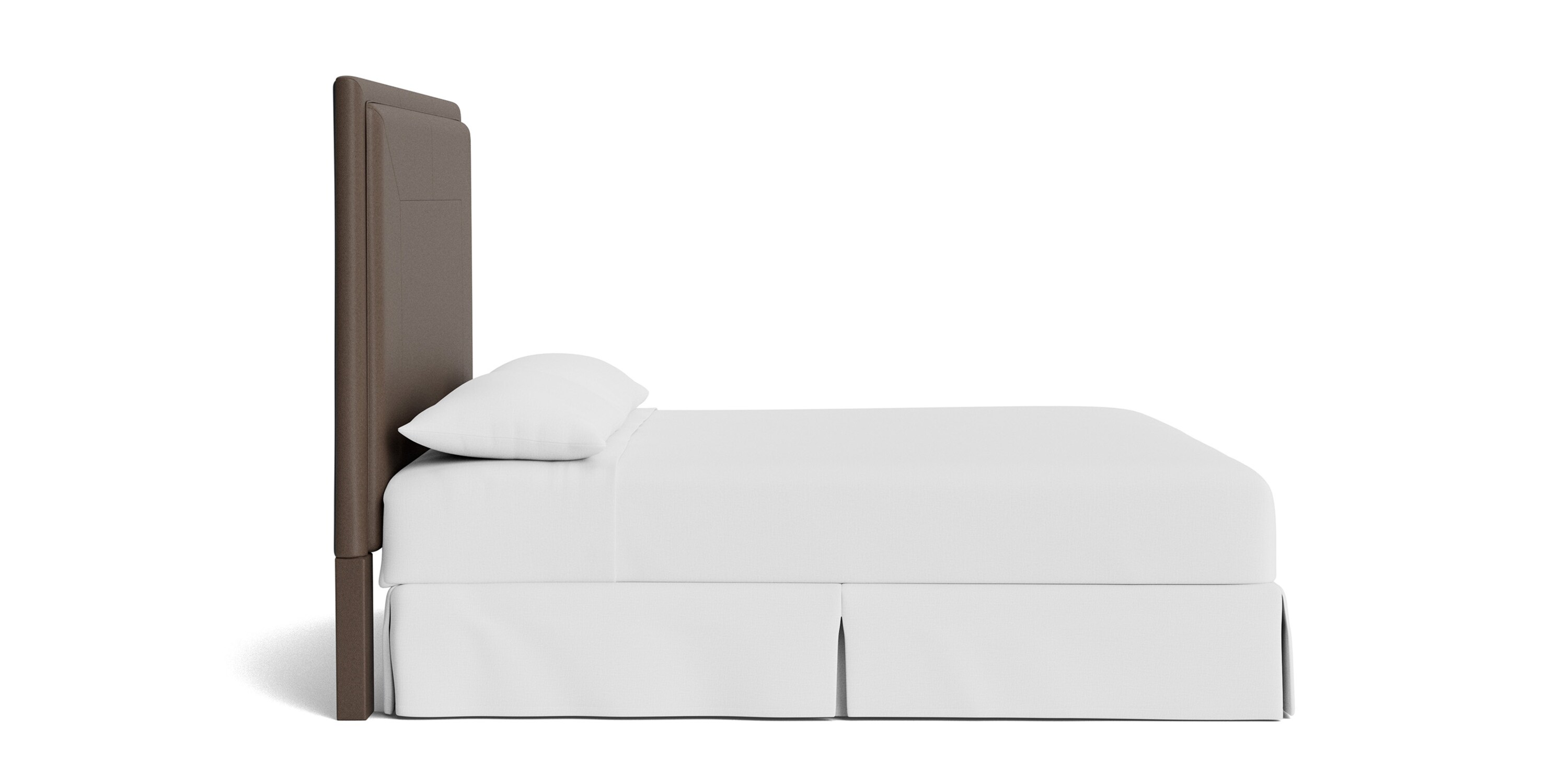 Manhattan Leather Upholstered Bed 1995H179L56