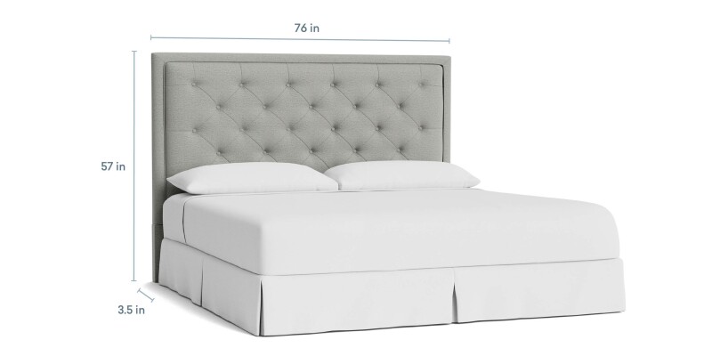 Manhattan Tufted Upholstered Bed 1995H179T23