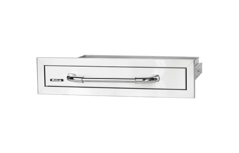 Stainless-Steel Single Utensil Drawer with Reveal 19970