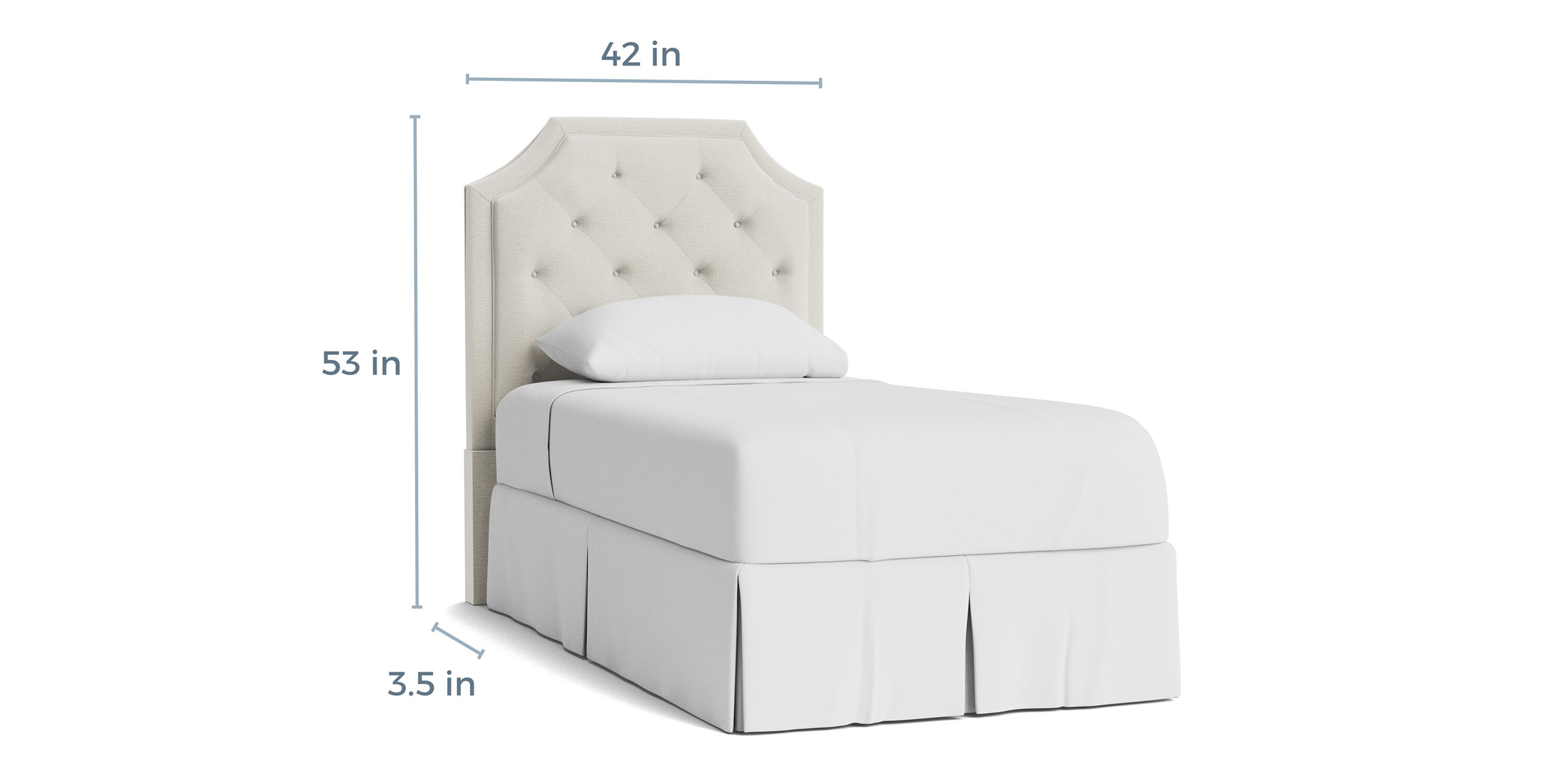 Florence Tufted Upholstered Bed 1997H139T28