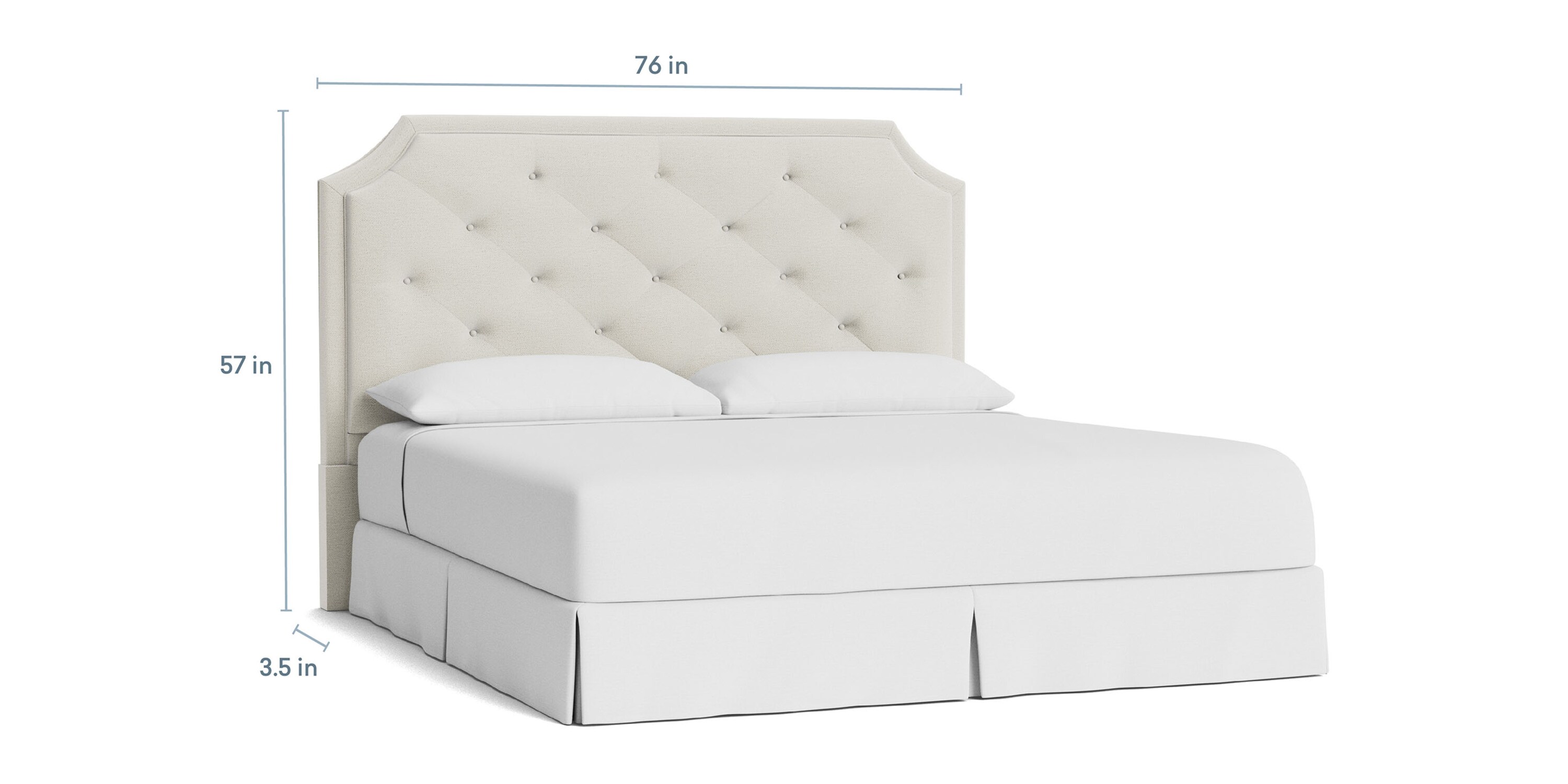 Florence Tufted Upholstered Bed 1997H179T28