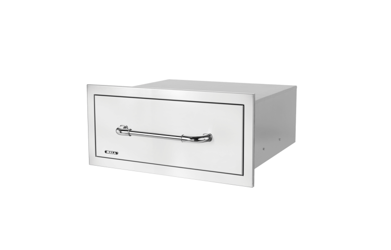 Large Single Stainless-Steel Drawer with Reveal 19980