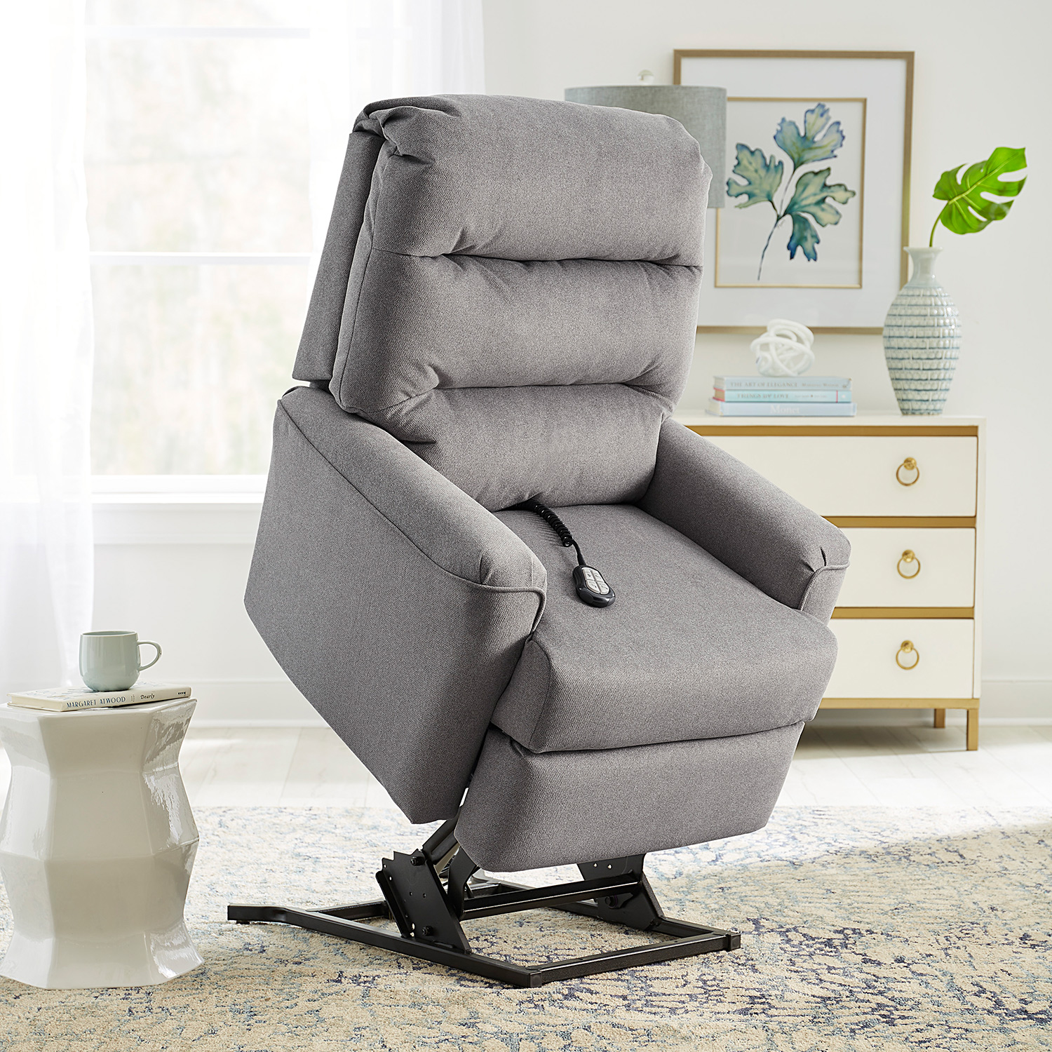 Chia - Petite Sized 2-motor Power Lift Recliner - 1A12 1A12