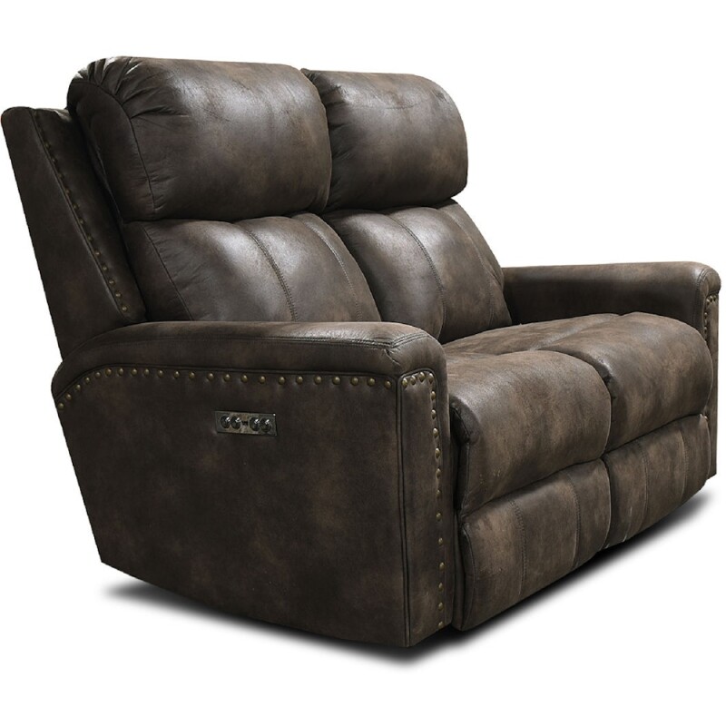 Double Reclining Loveseat With Nails 1C03HN