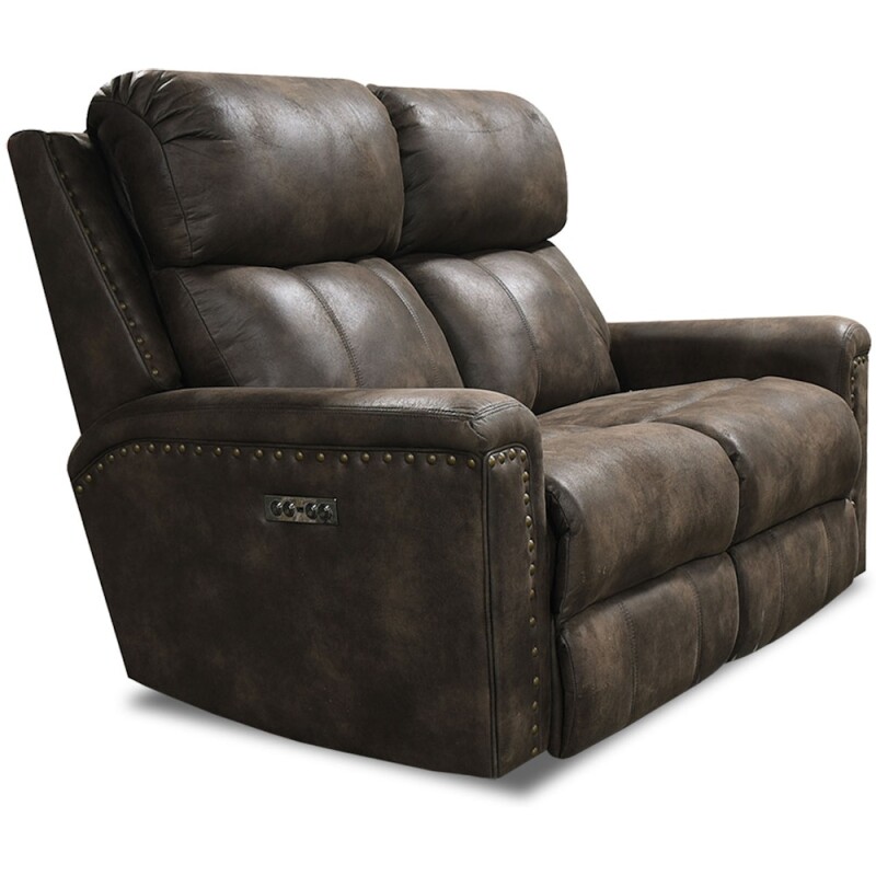 Double Reclining Loveseat With Nails 1C03N