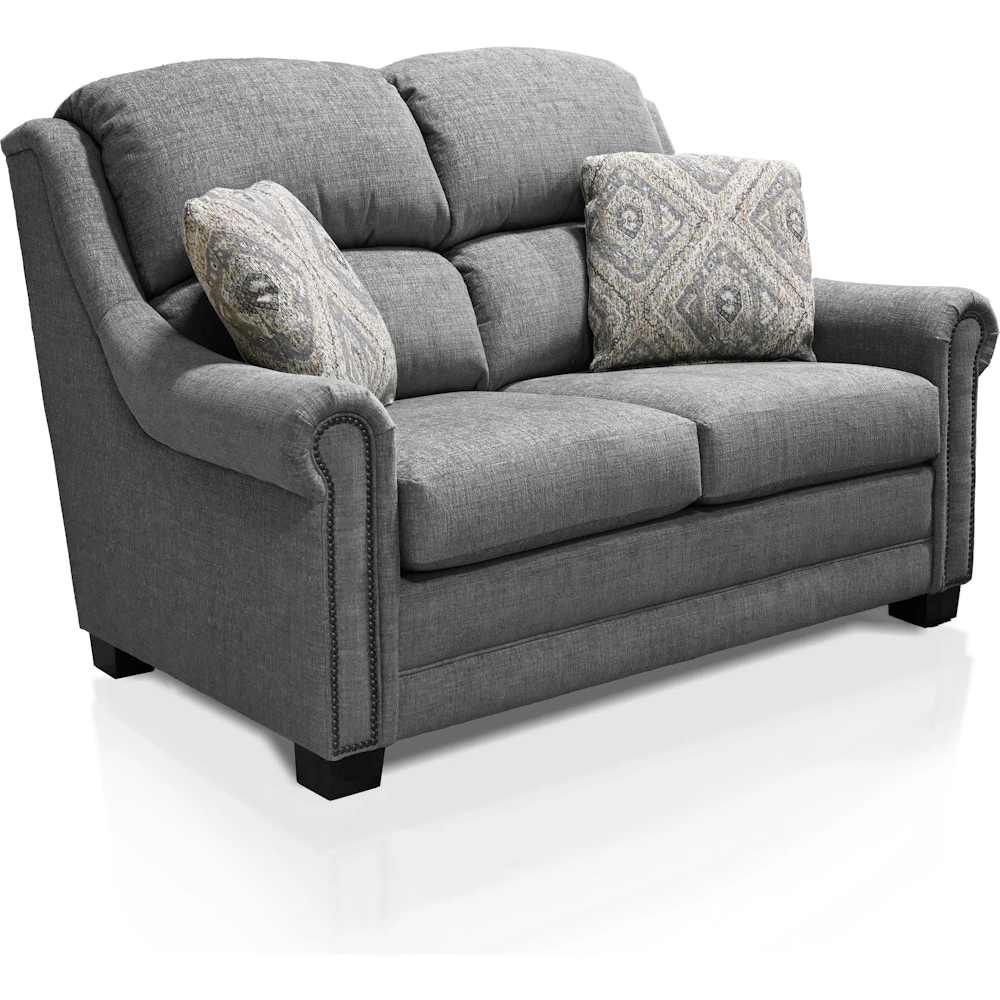 Dawson Loveseat With Nails 1D06N