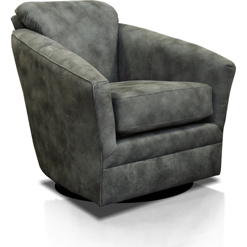 Lyra Leather Swivel Glider 1L071AL