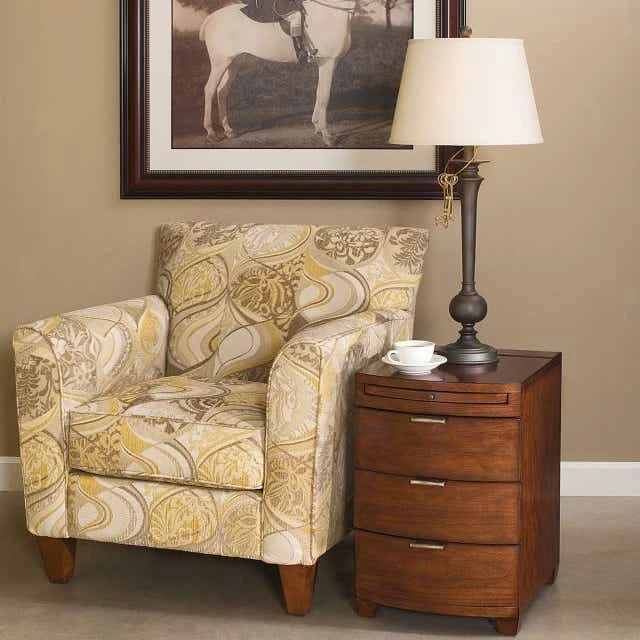 Chairsides Bowfront Chairside Table 200019