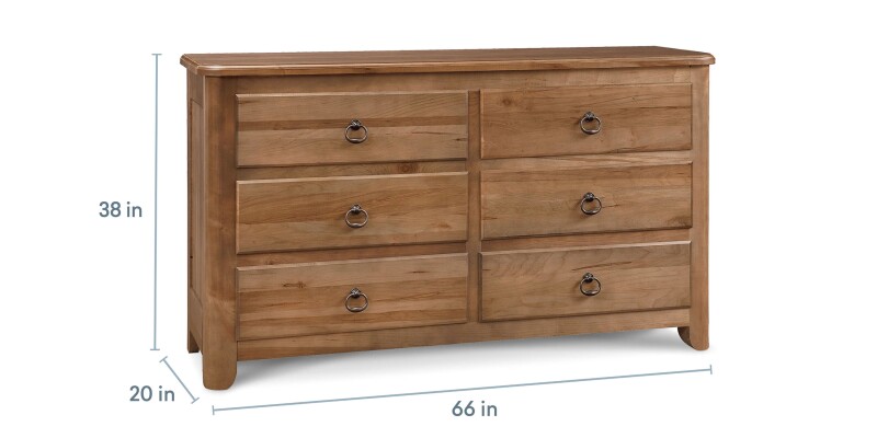 Heritage Dresser 20150237ZDKCHESTNUTAPRINGPULL