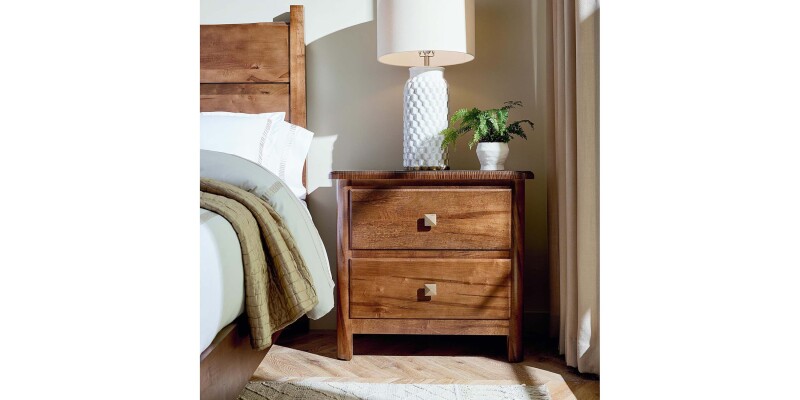 Heritage Two Drawer Nightstand 20150270ZPKAVENUEAPMETKNOBL