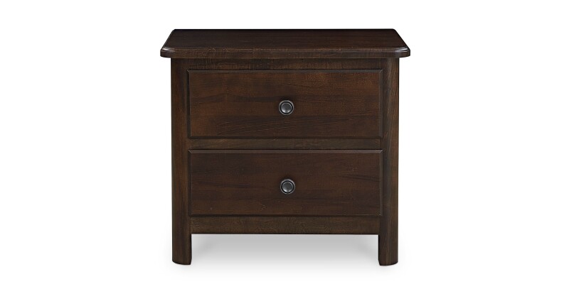 Heritage Two Drawer Nightstand 20150270ZPKAVENUEAPMETKNOBL