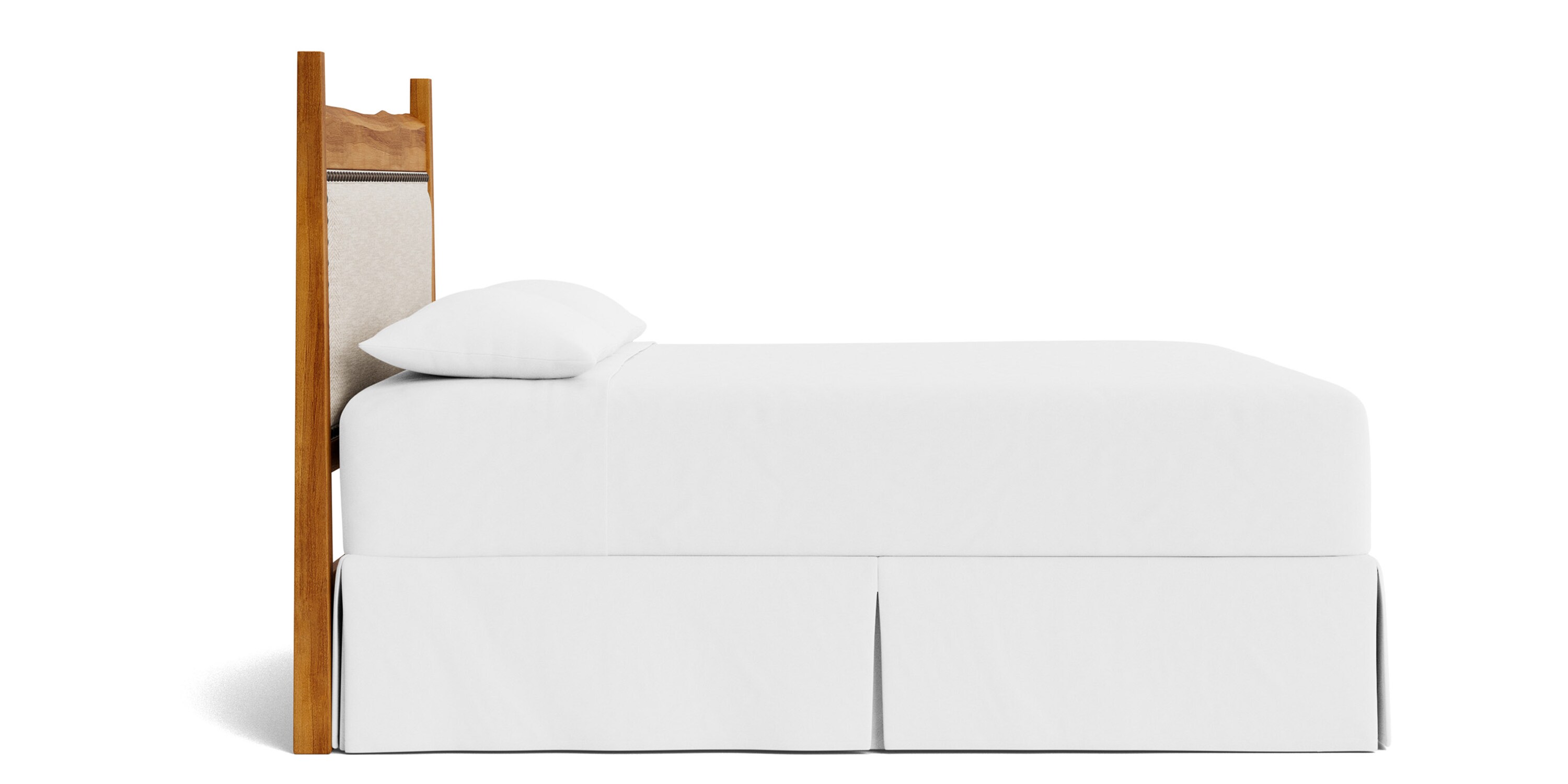 Heritage Live Edge Upholstered Bed 2015H163F28