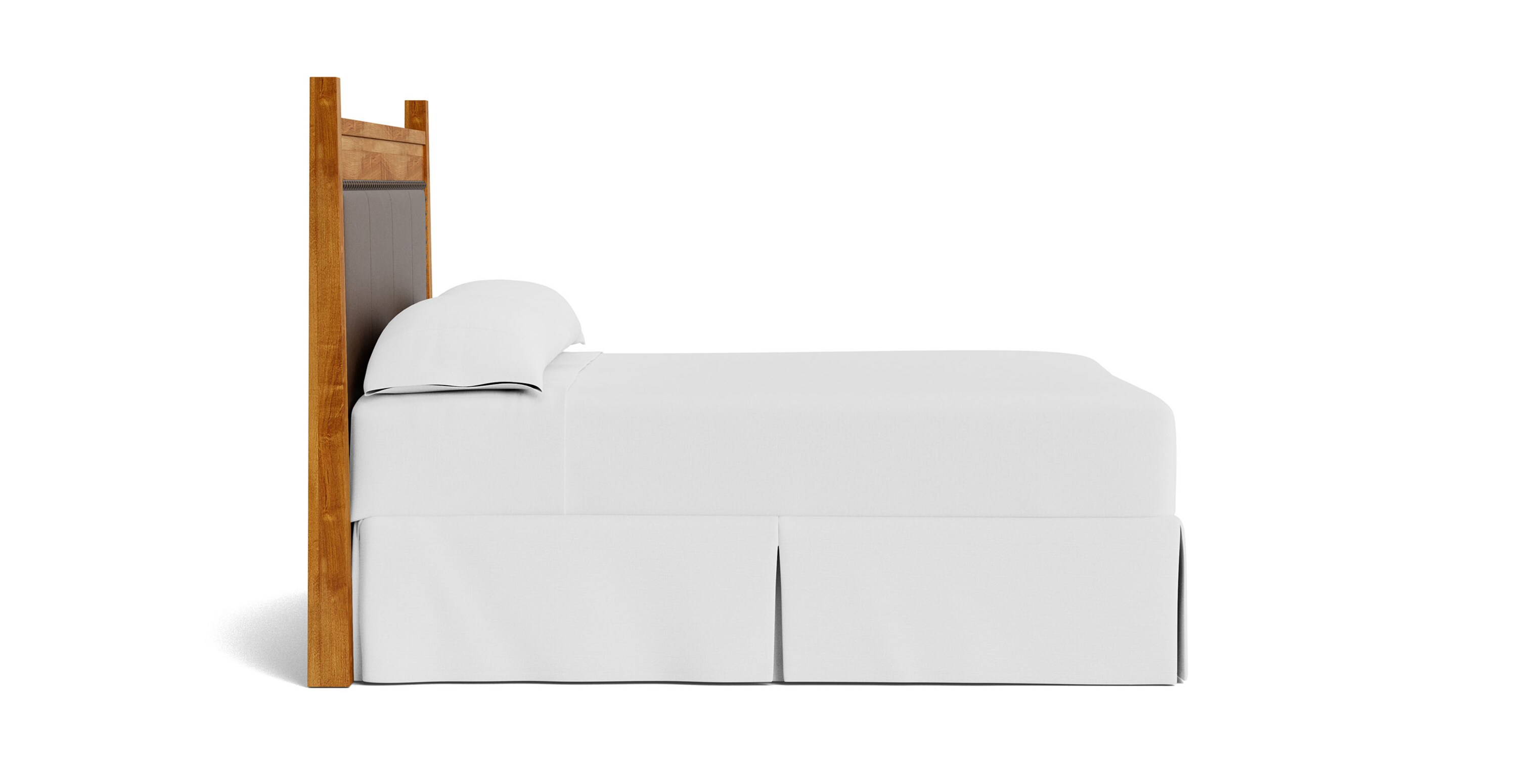Heritage Leather Upholstered Bed 2015H166L55