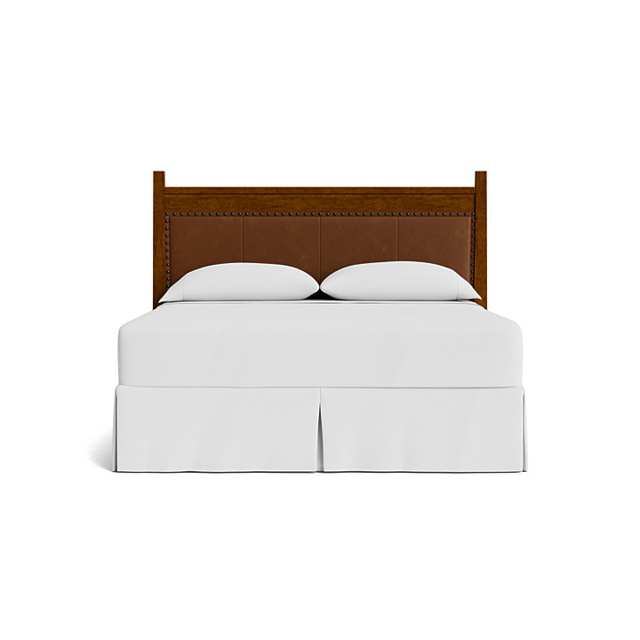 Heritage Leather Upholstered Bed 2015H166L56