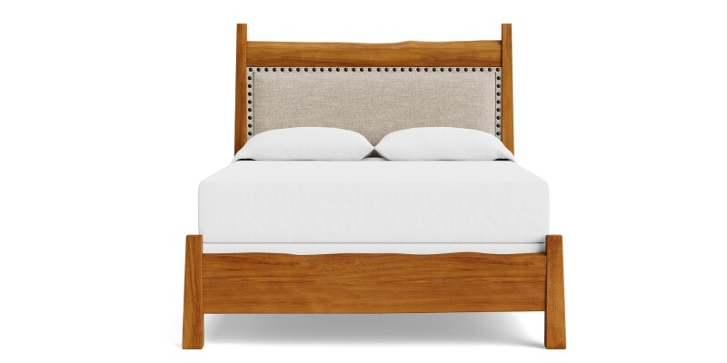 Heritage Live Edge Upholstered Bed 2015K153FLOWKIT31