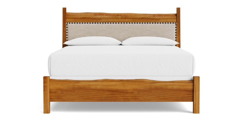 Heritage Live Edge Upholstered Bed 2015K163FLOWKIT29