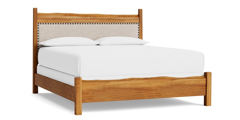 Heritage Live Edge Upholstered Bed 2015K163FLOWKIT35