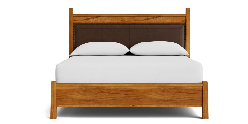 Heritage Leather Upholstered Bed 2015K166LLOWKIT57