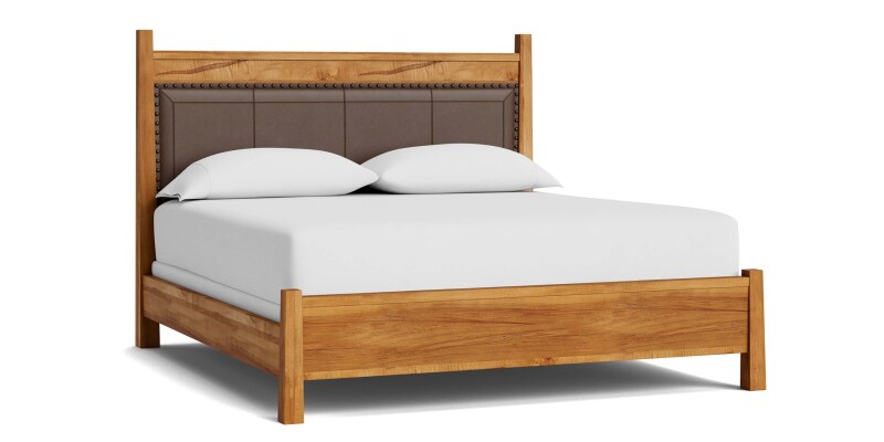 Heritage Leather Upholstered Bed 2015K166LLOWKIT58