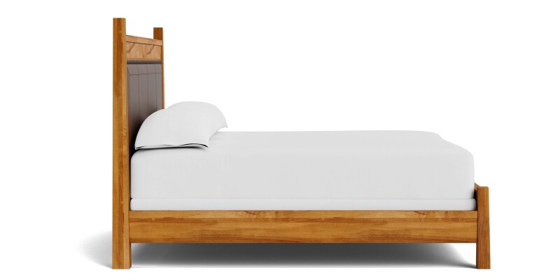Heritage Leather Upholstered Bed 2015K166LLOWKIT60