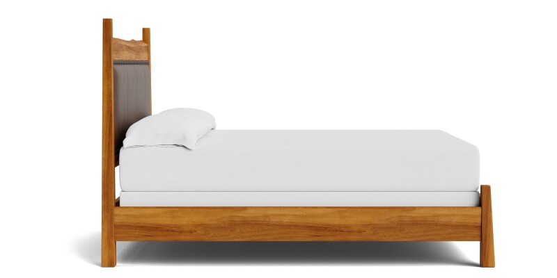 Heritage Live Edge Leather Upholstered Bed 2015K173LLOWKIT52