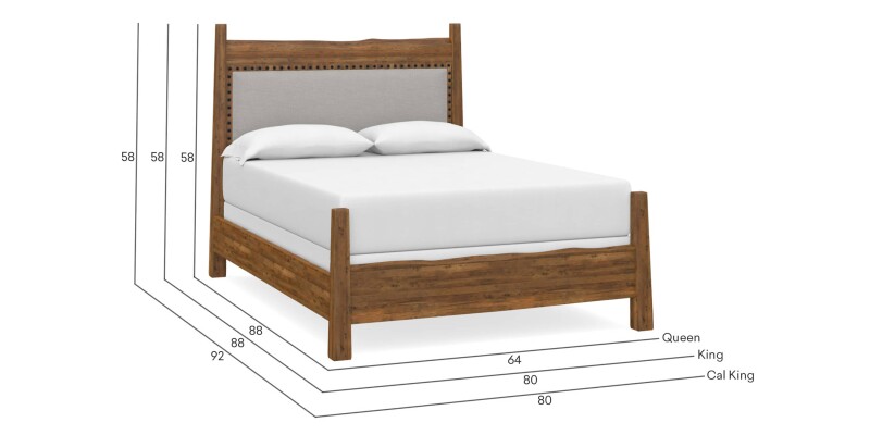 Heritage Upholstered Bed 2015K176FLOWKIT34