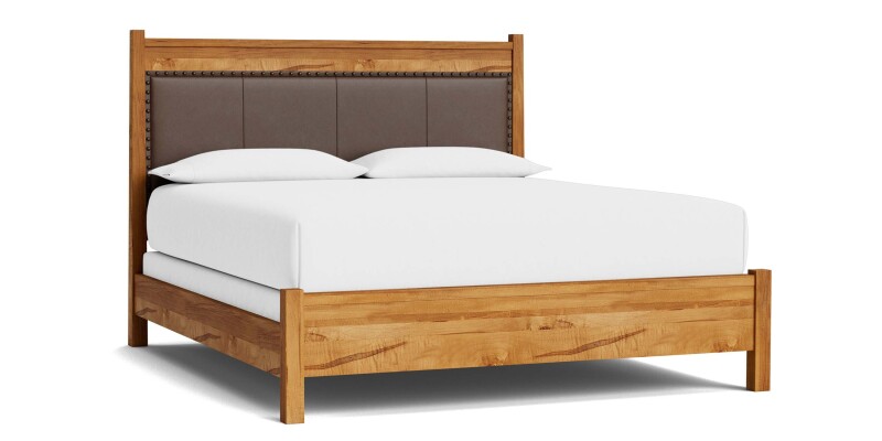 Heritage Leather Upholstered Bed 2015K176LLOWKIT56