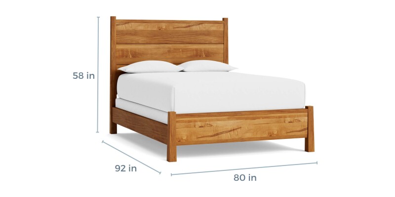 Heritage Panel Bed 2015K178DKCHESTNUTLOW