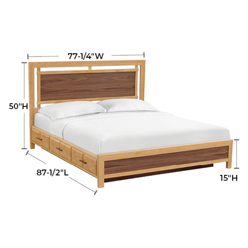 2025 Addison Cal-king Panel Storage Bed 2025DUET