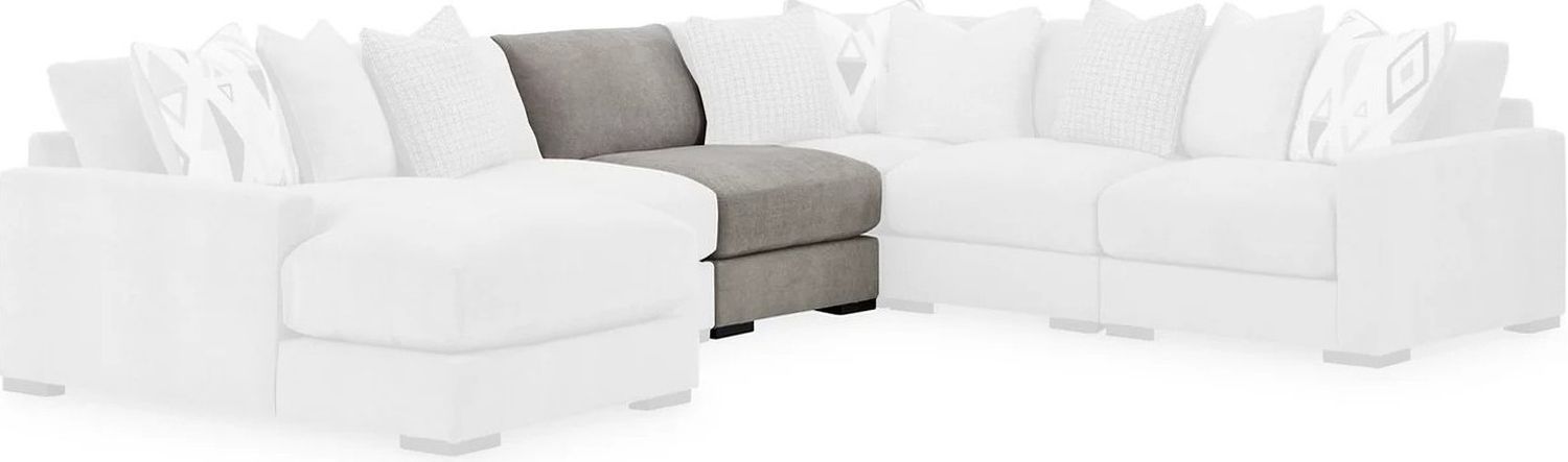 Aslan Court Armless Chair In Pebble 2030546