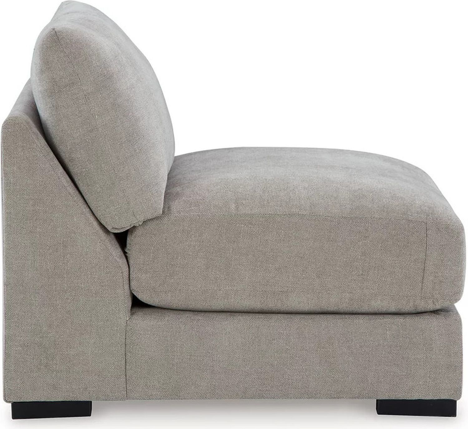 Aslan Court Armless Chair In Pebble 2030546