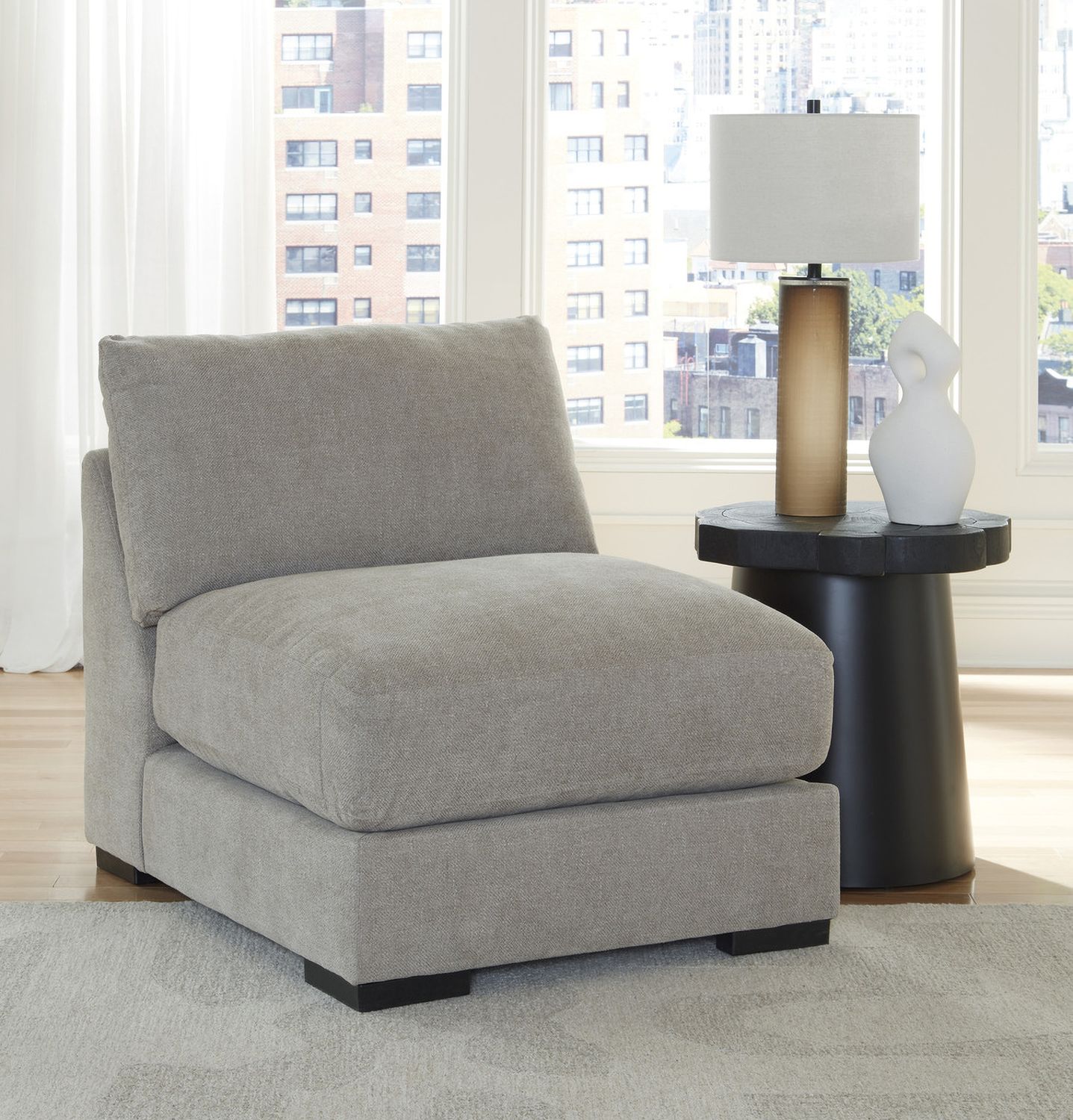 Aslan Court 3-Piece Sofa Sectional In Pebble 20305S2