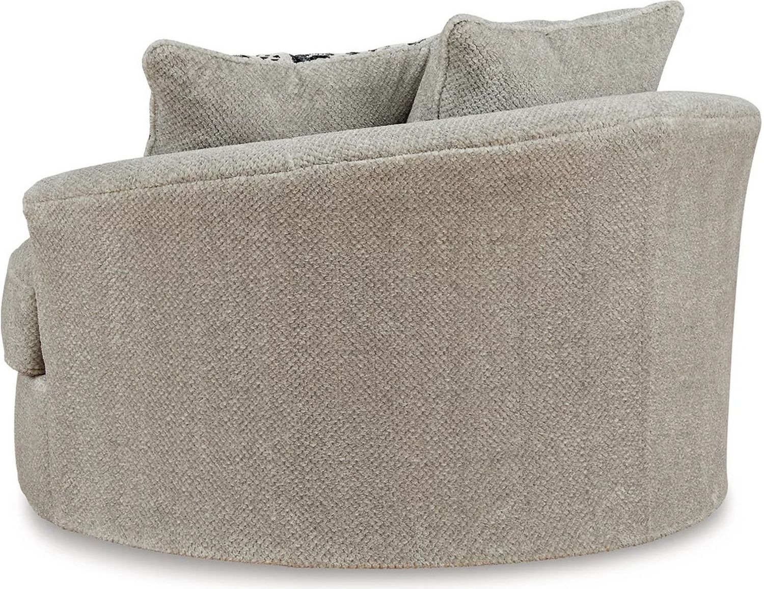 Calnita Oversized Swivel Accent Chair In Sisal 2050221
