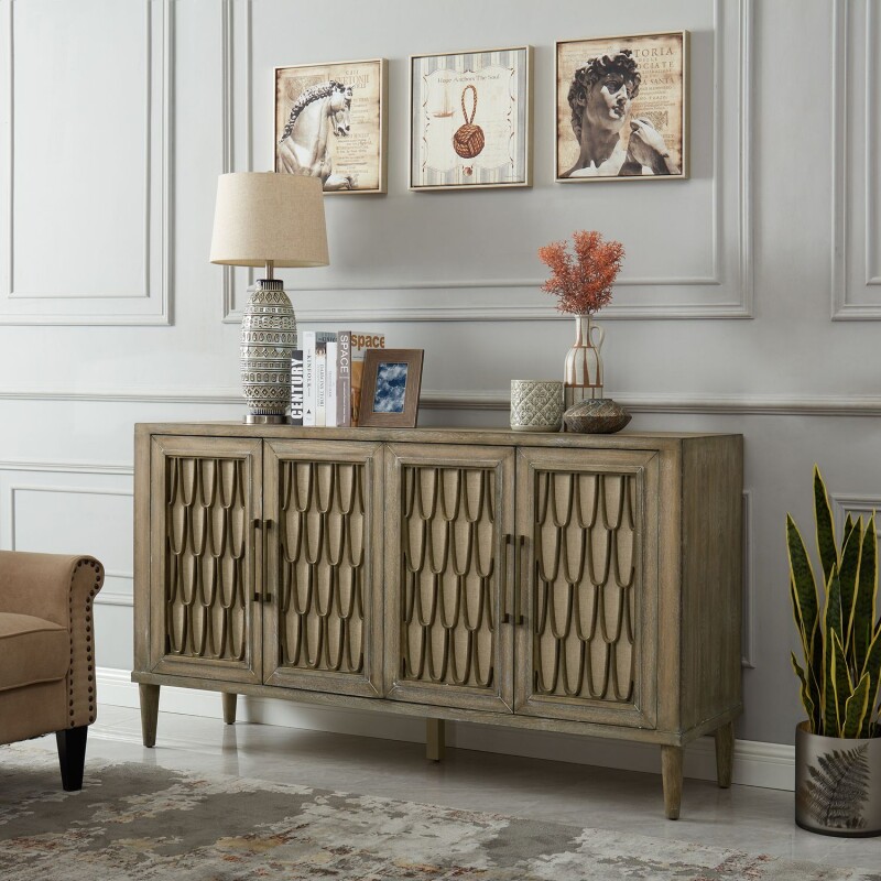 Devonshire 4 Door Accent Cabinet 2064AC6838