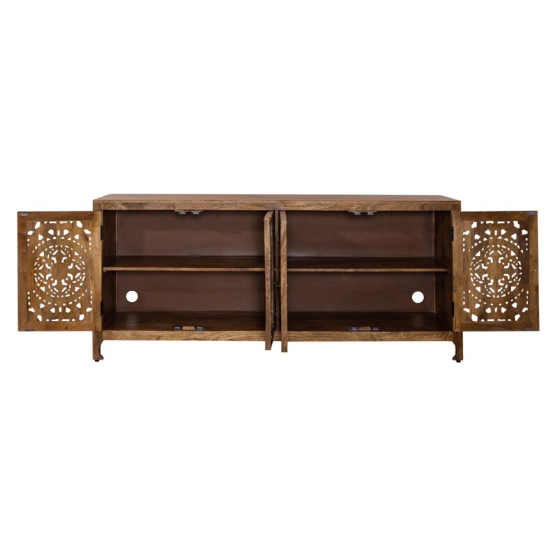 Marisol 74 Inch 4 Door Accent TV Stand 2077AC7432