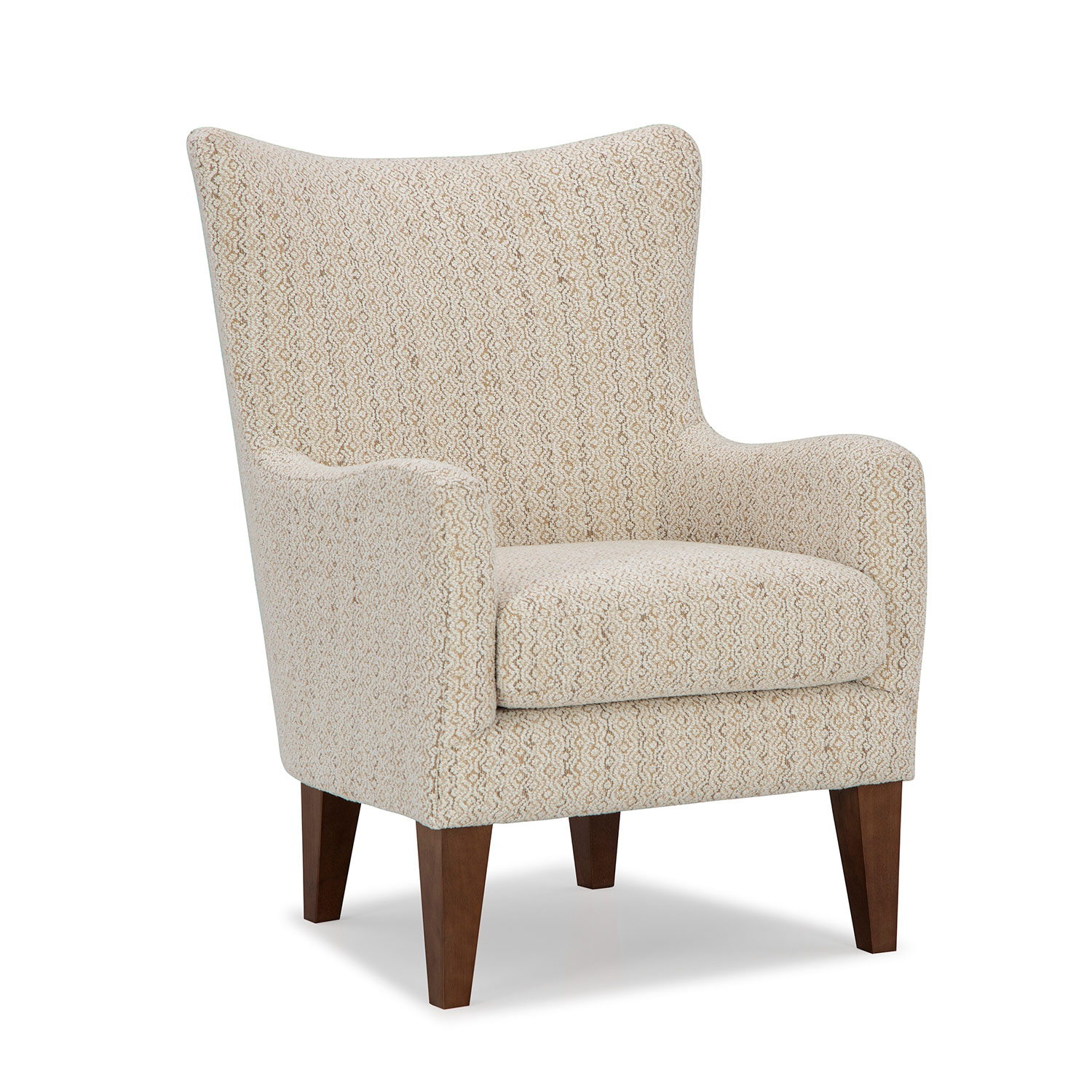 Novae - Transitionally Styled Wing Chair - Dark Walnut - 2080DW 2080DW