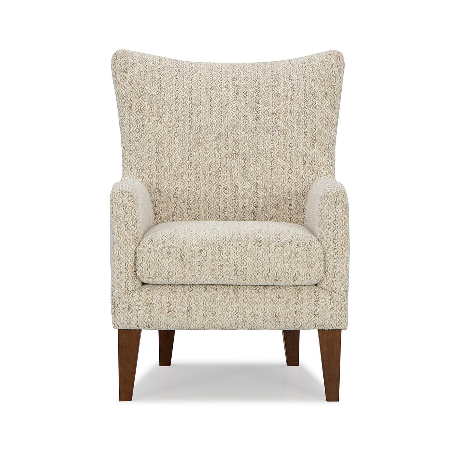 Novae - Transitionally Styled Wing Chair - Dark Walnut - 2080DW 2080DW