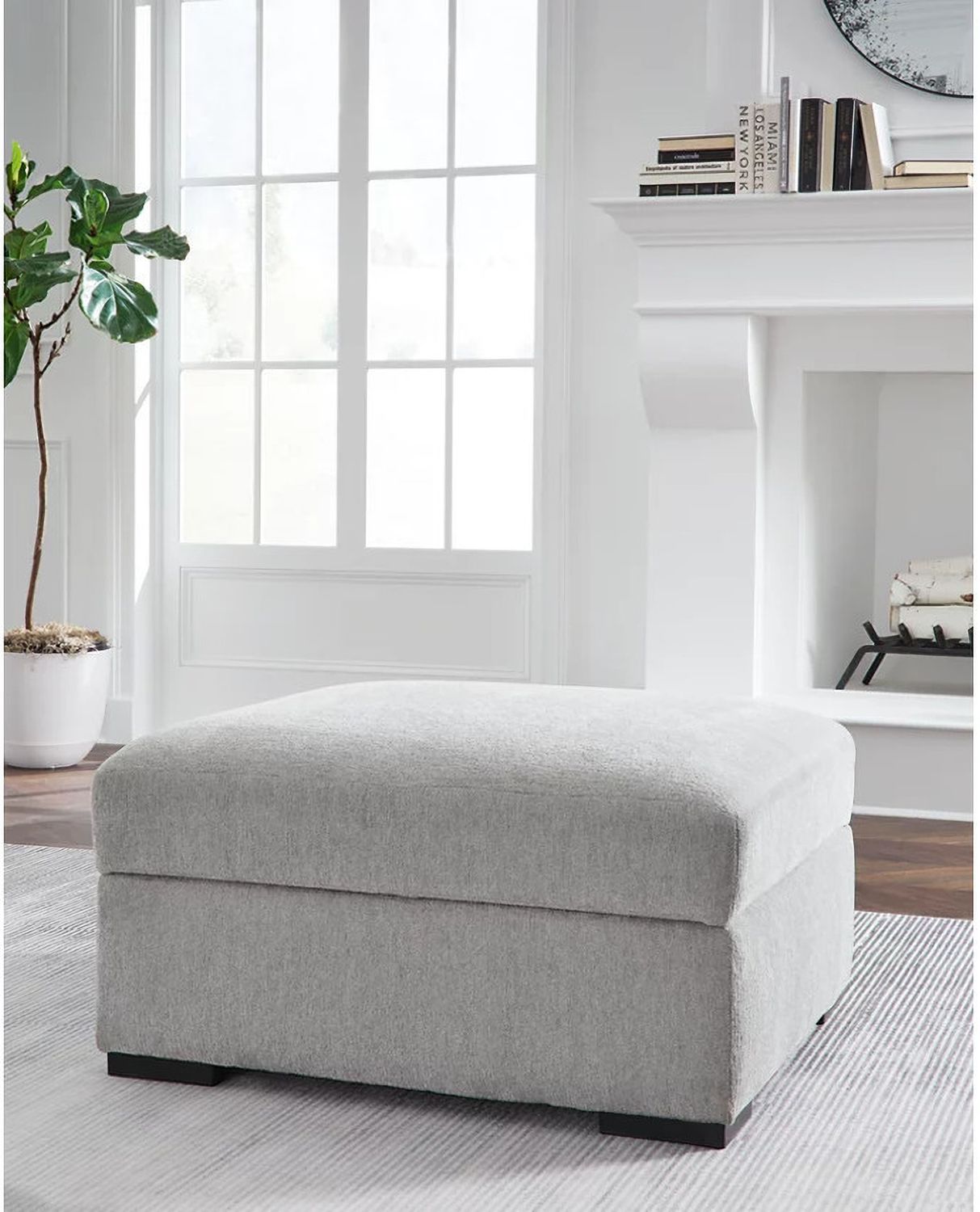 Gabyleigh Ottoman with Storage In Nickel 2090411