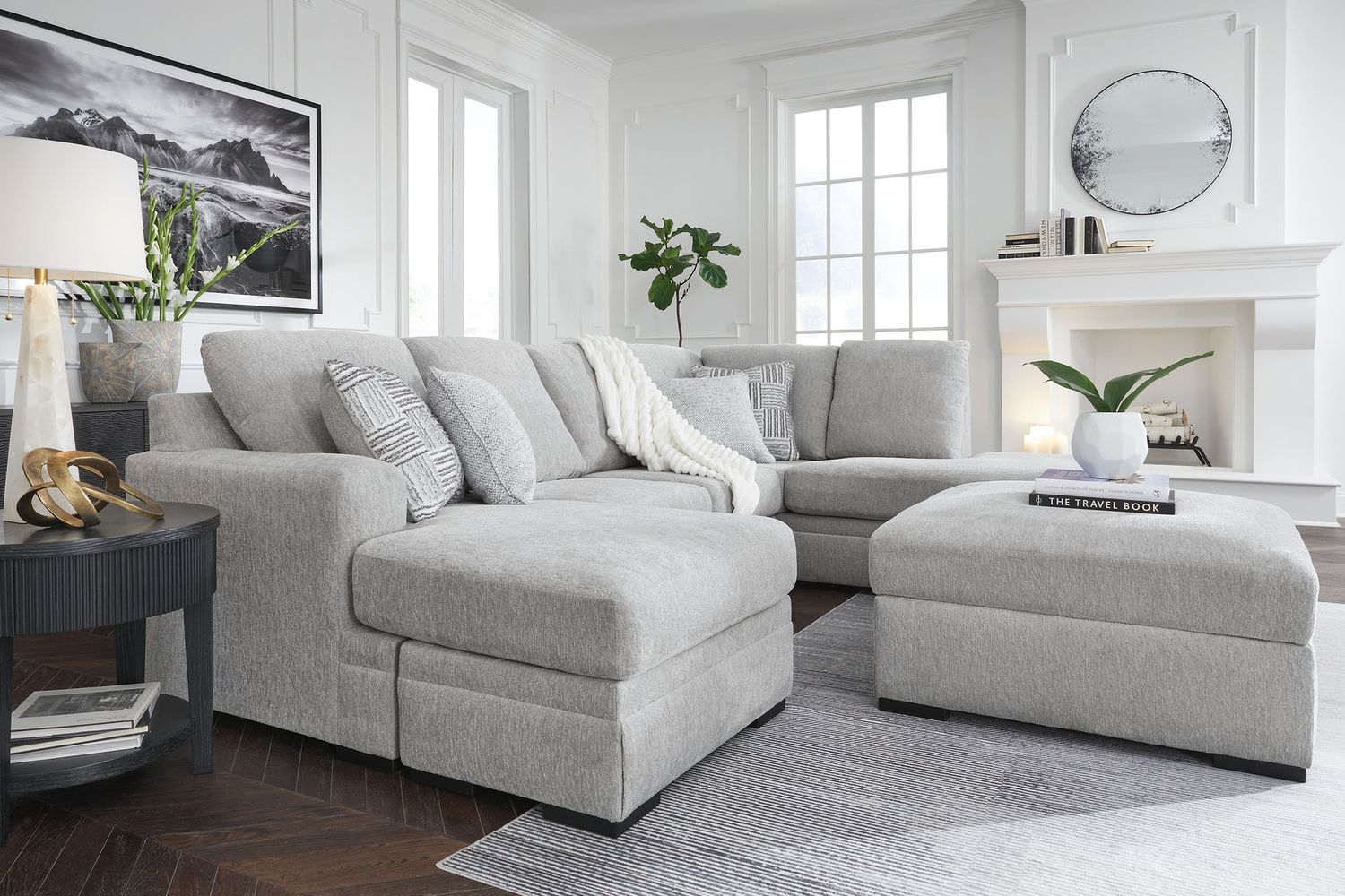 Gabyleigh Ottoman with Storage In Nickel 2090411