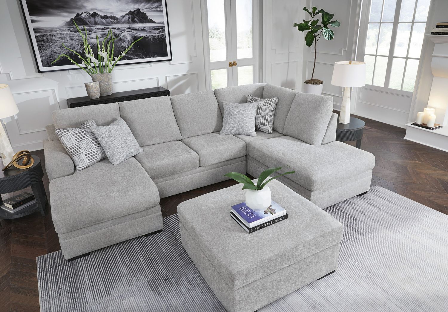 Gabyleigh Ottoman with Storage In Nickel 2090411