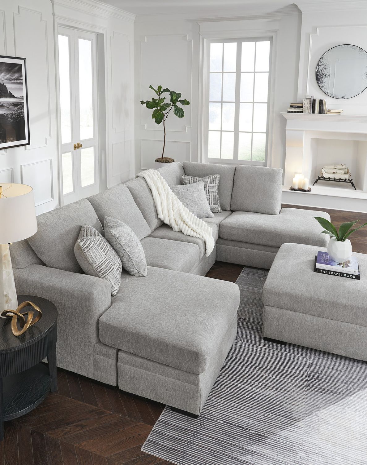 Gabyleigh Ottoman with Storage In Nickel 2090411