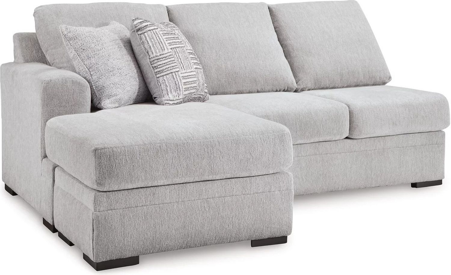 Gabyleigh 2-Piece Sectional With RAF Chaise In Nickel 20904S1