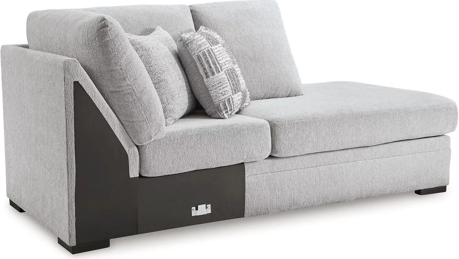 Gabyleigh 2-Piece Sectional With RAF Chaise In Nickel 20904S1