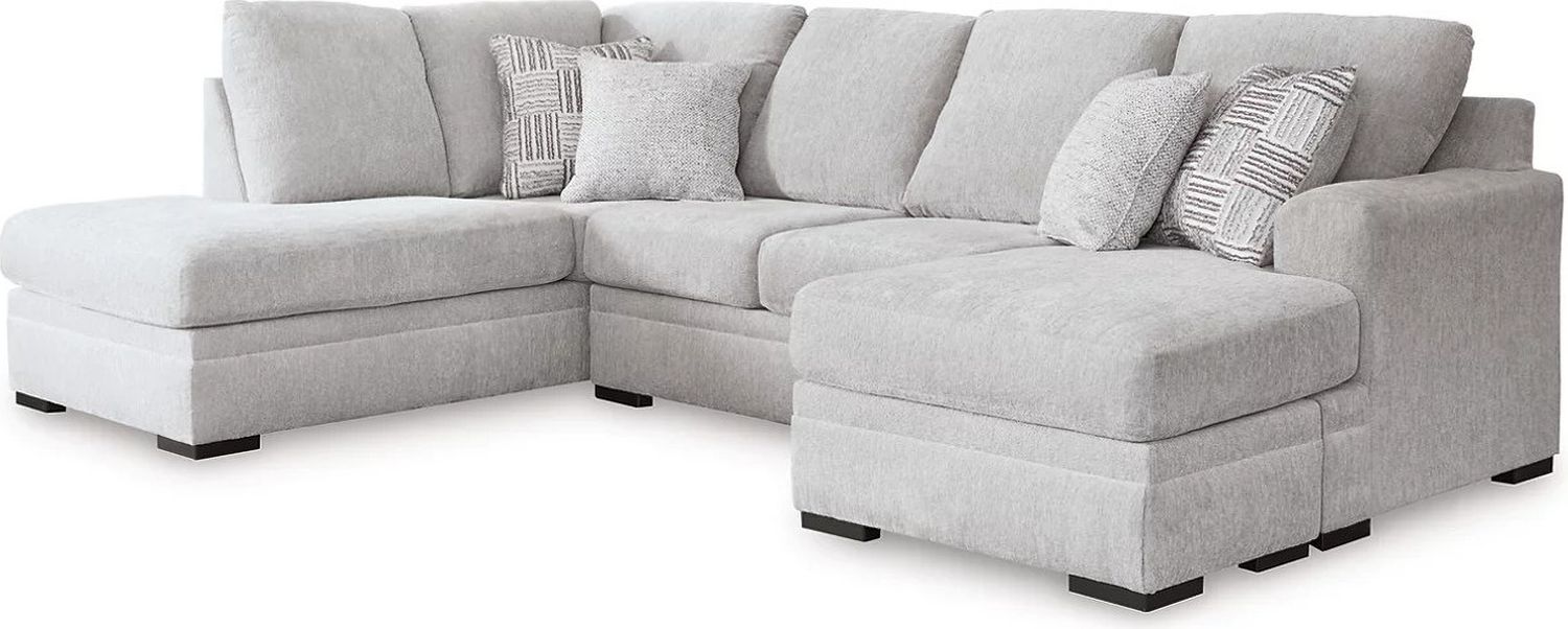 Gabyleigh 2-Piece Sectional With LAF Chaise In Nickel 20904S2