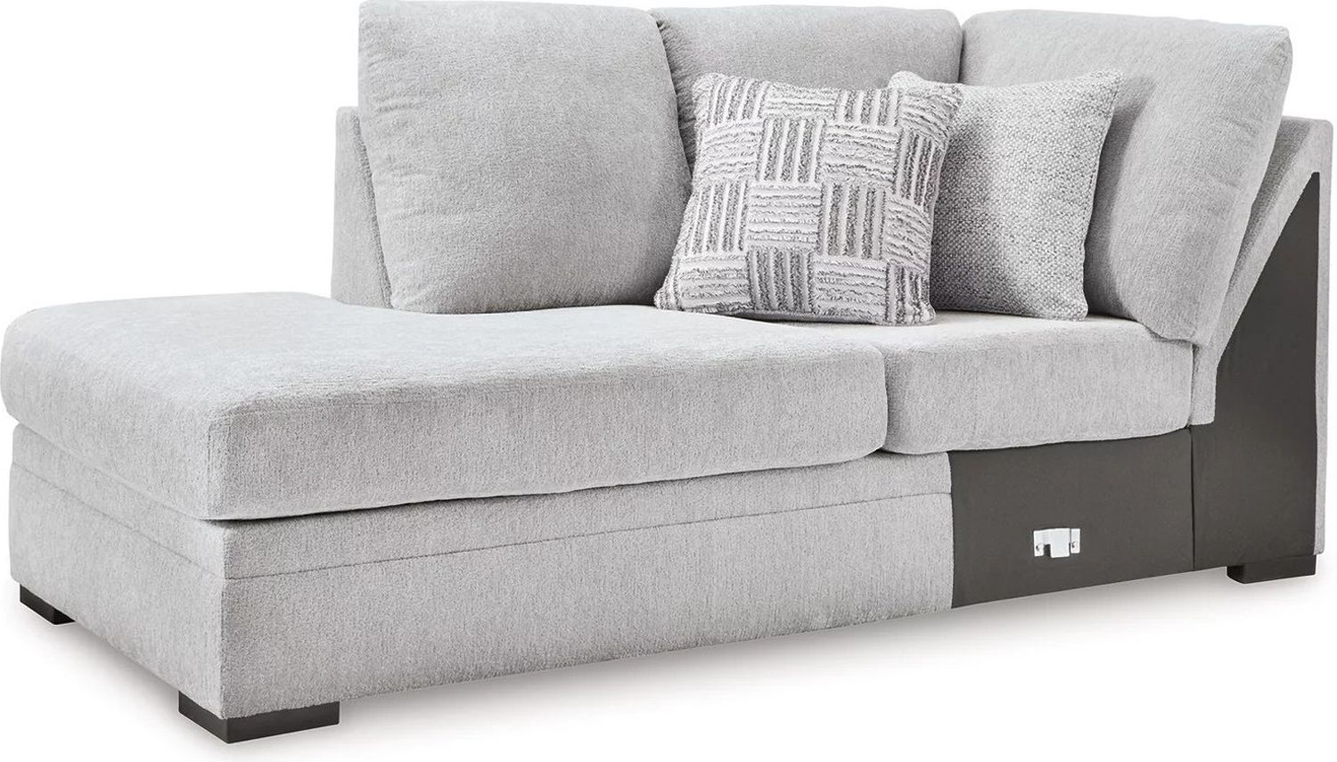Gabyleigh 2-Piece Sectional With LAF Chaise In Nickel 20904S2