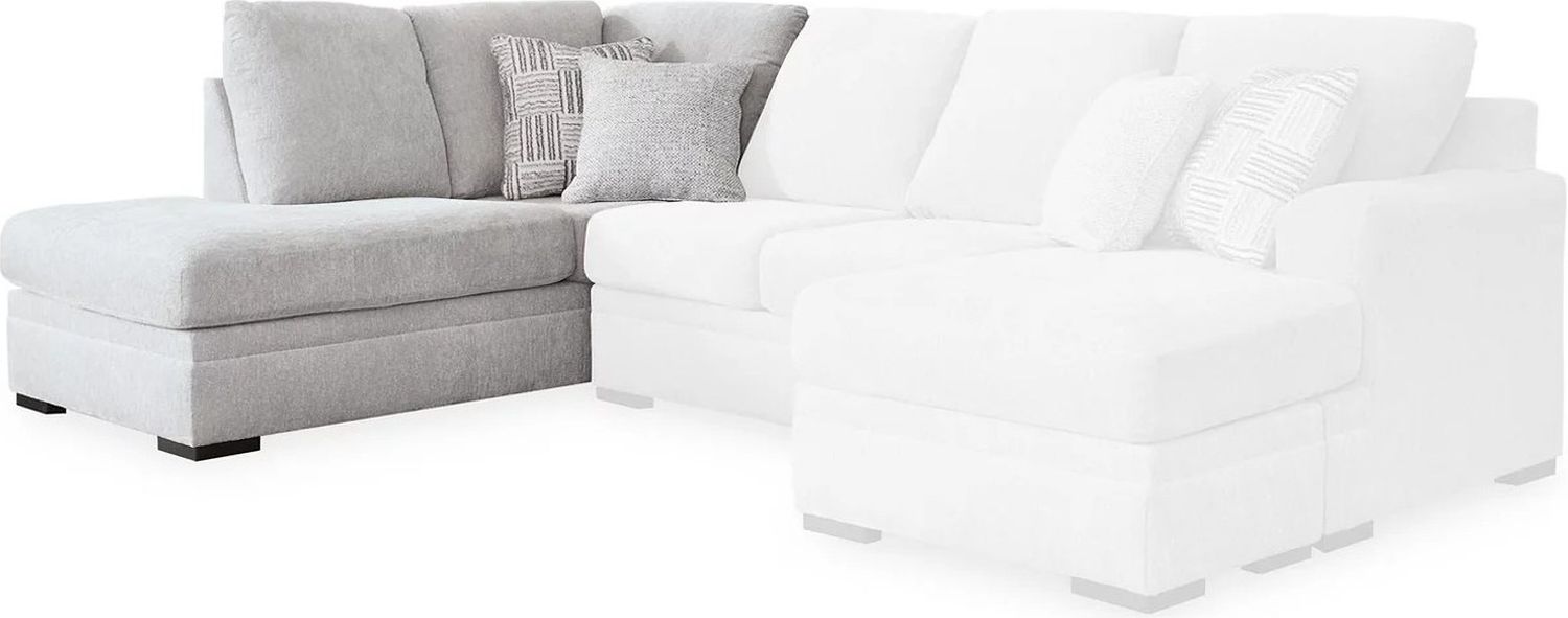 Gabyleigh 2-Piece Sectional With LAF Chaise In Nickel 20904S2